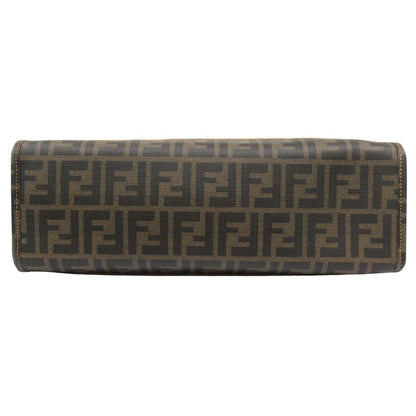 Fendi Zucca Zucchino Tote Pouch Brown Beige — view 5