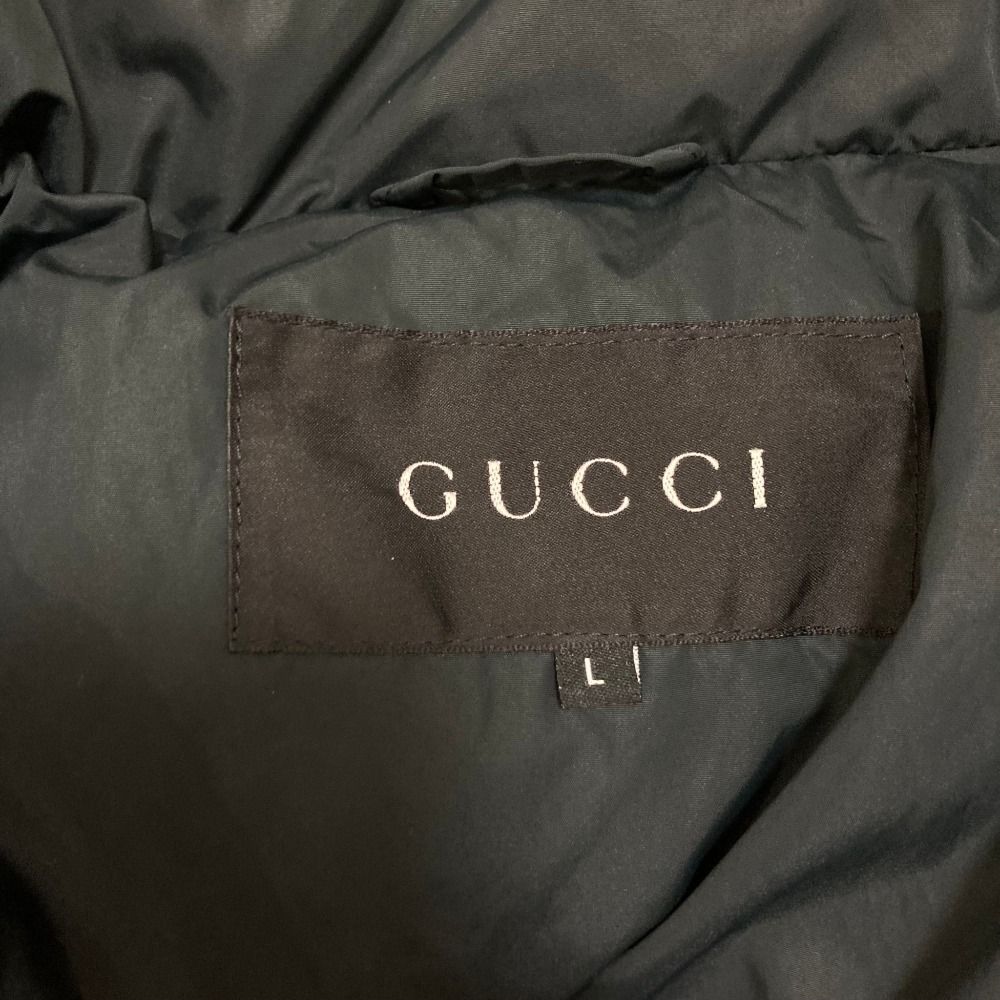 Gucci Era Oversize Down Jacket L Black — view 6