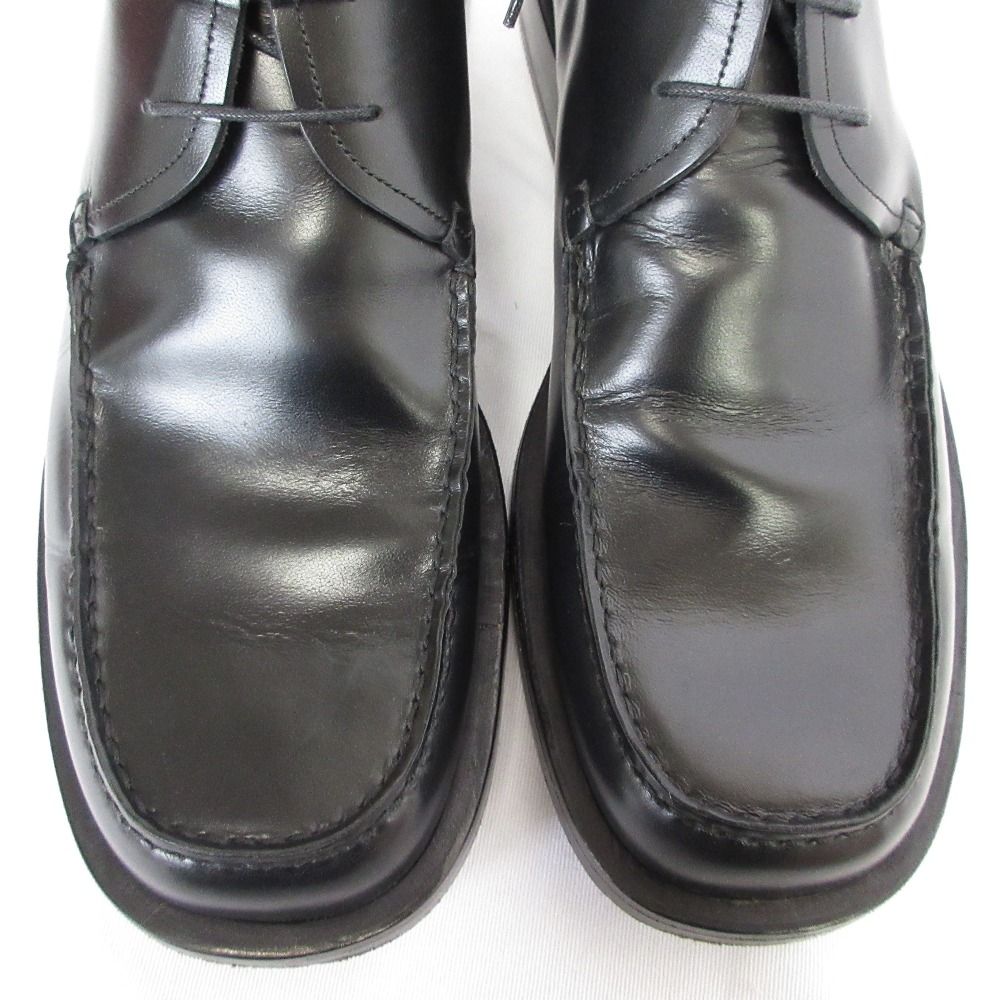 Gucci Leather Chukka Boots Black — view 4