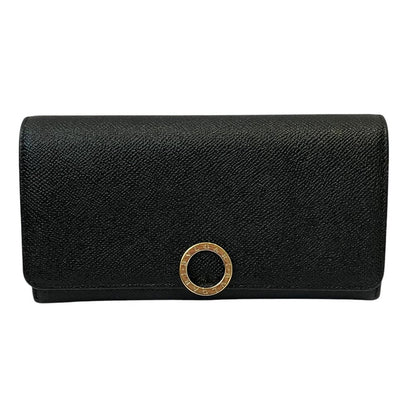 Bvlgari B-zero Logo Clip Leather Wallet Black — view 2