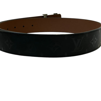 Louis Vuitton Ceinture LV Initial Pyramid Monogram Illusion Leather Belt Black — view 3