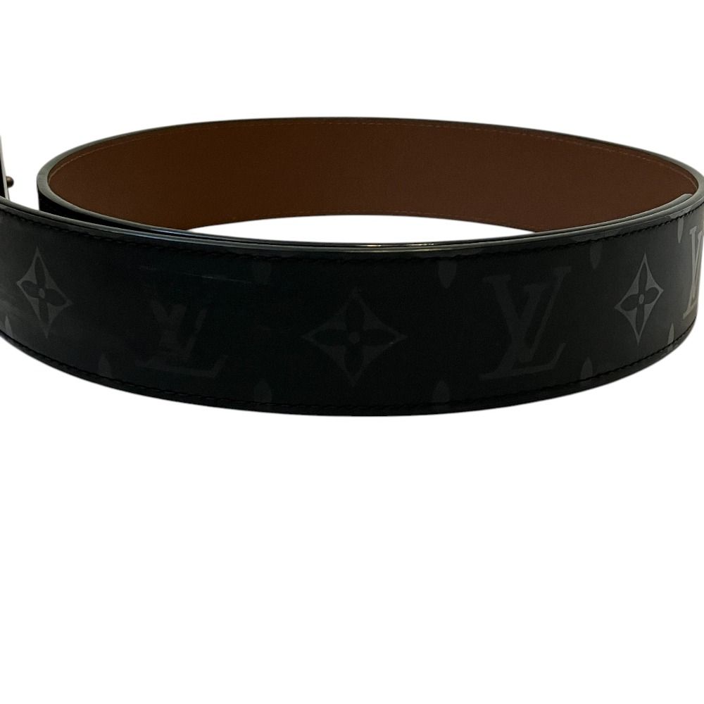 Louis Vuitton Ceinture LV Initial Pyramid Monogram Illusion Leather Belt Black — view 2