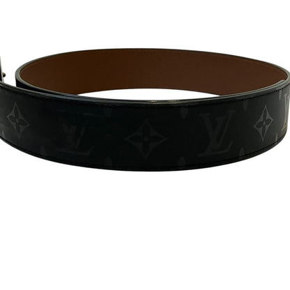 Louis Vuitton Ceinture LV Initial Pyramid Monogram Illusion Leather Belt Black — view 2