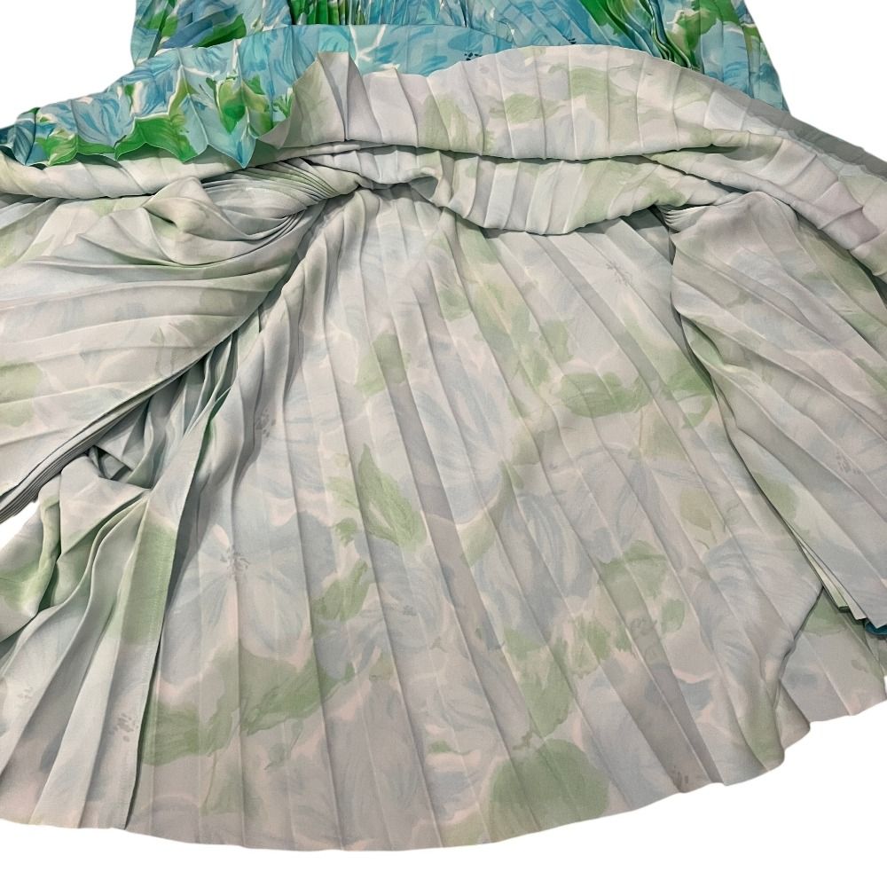 Balenciaga Ilehem Priest Long Skirt 38 Blue — view 4