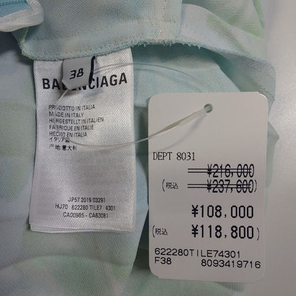Balenciaga Ilehem Priest Long Skirt 38 Blue — view 8