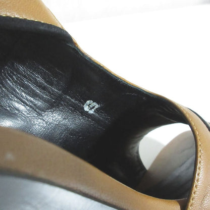 Hermes Perforated Leather Sandals 36.5 Brown — view 9