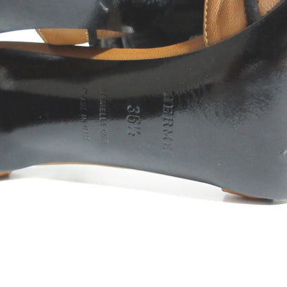 Hermes Perforated Leather Sandals 36.5 Brown — view 8