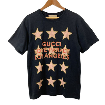 Gucci Love Parade Los Angeles Print T-Shirt XS 160 Black