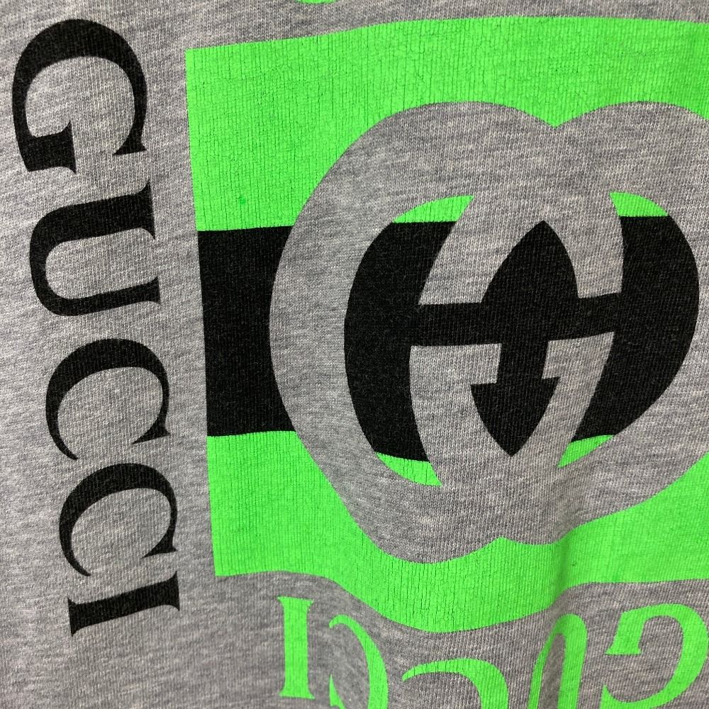 Gucci Interlocking Print T-Shirt S 175 Gray — view 8