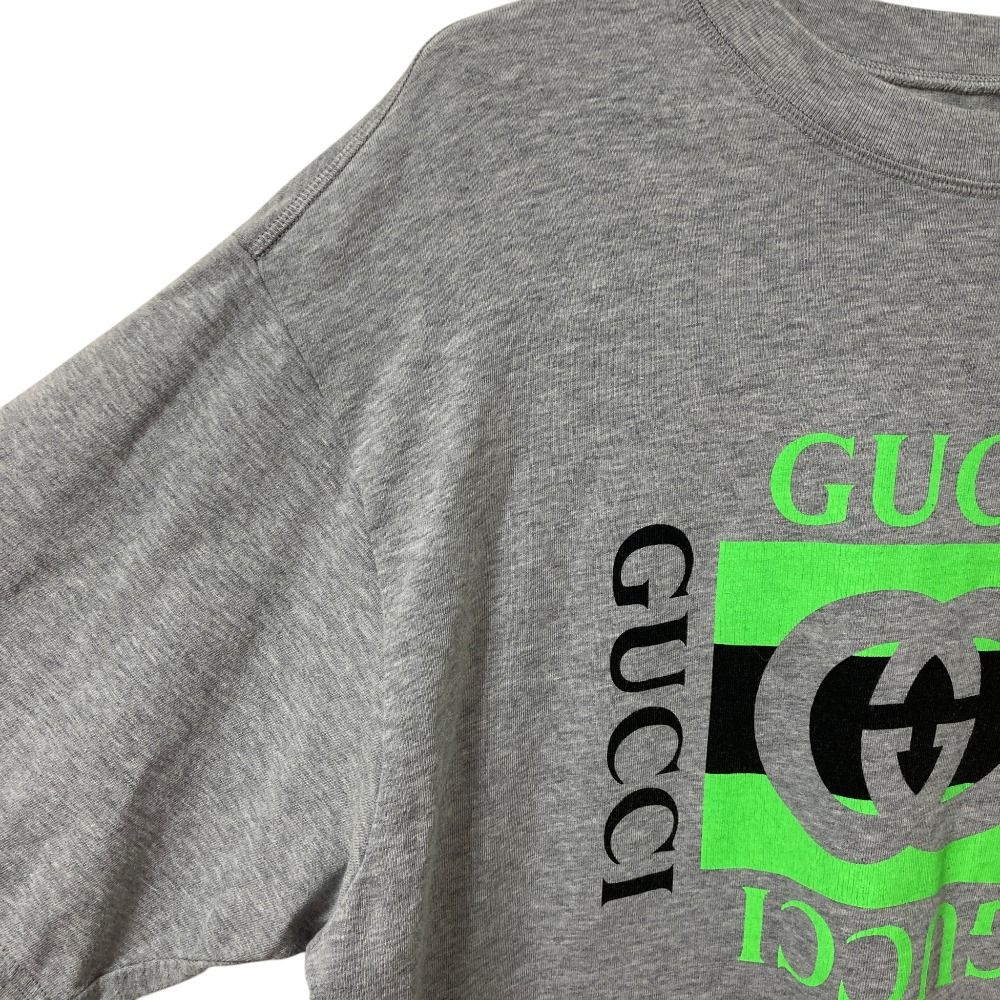 Gucci Interlocking Print T-Shirt S 175 Gray — view 4