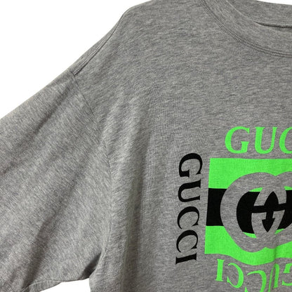 Gucci Interlocking Print T-Shirt S 175 Gray — view 4