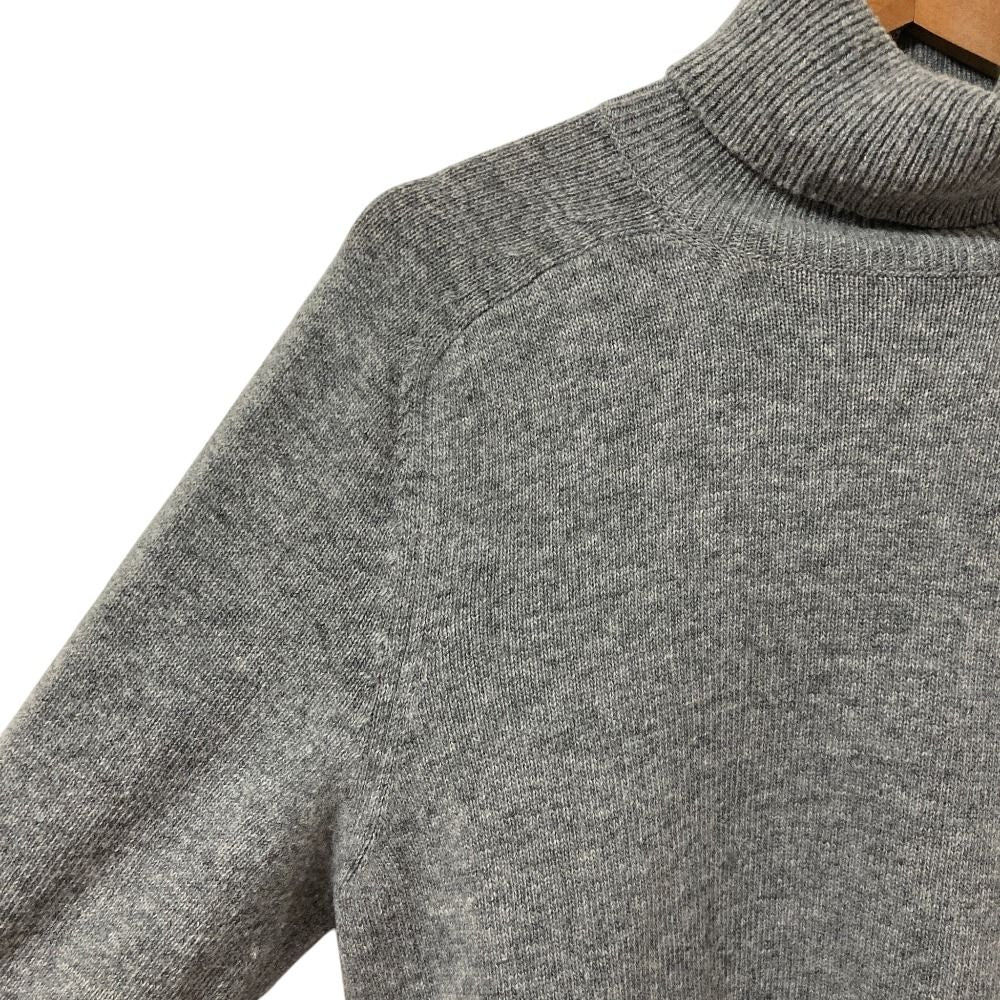 Gucci Turtleneck Wool Knit Sweater M 175 Gray — view 4