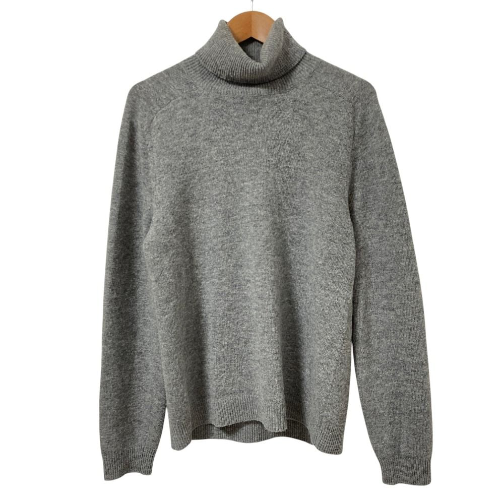 Gucci Turtleneck Wool Knit Sweater M 175 Gray