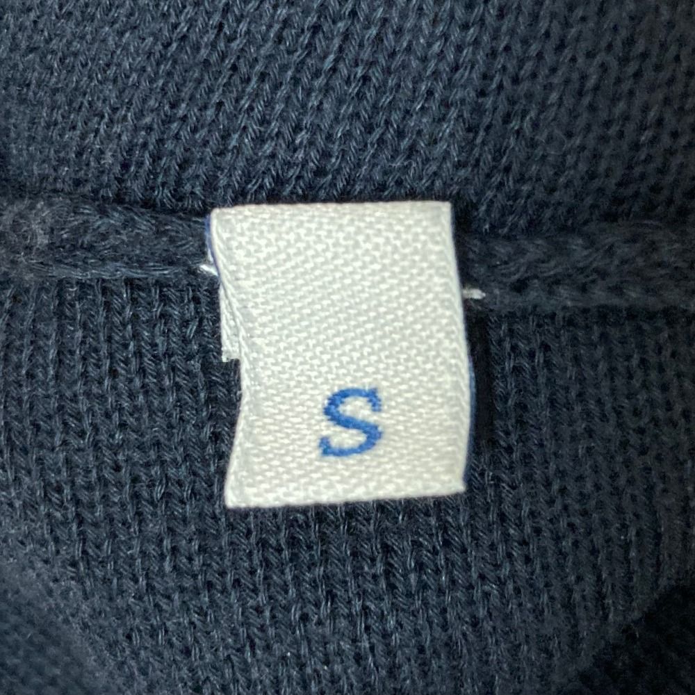 Moncler Maglia Tricot Girlocollo Long Sleeve Knit Top S Navy Sweater — view 5