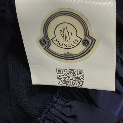 Moncler Maglia Tricot Girlocollo Long Sleeve Knit Top S Navy Sweater — view 7