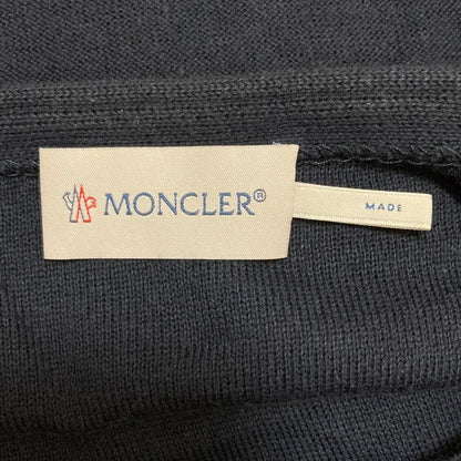 Moncler Maglia Tricot Girlocollo Long Sleeve Knit Top S Navy Sweater — view 4