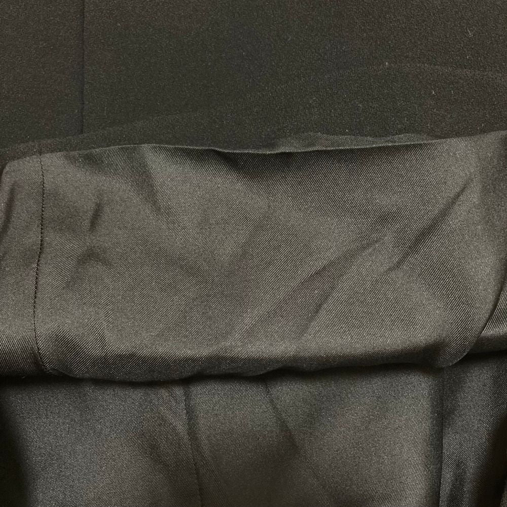 Saint Laurent Paris Wool Half Sleeve Dress 160 Black — view 4