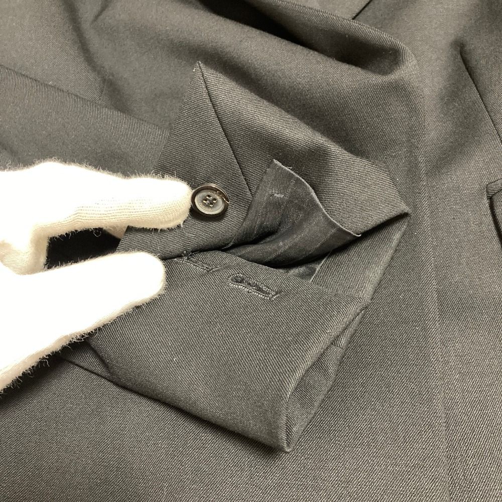 Gucci Era Double Breasted Cropped Tailored Jacket 42 Black — view 6
