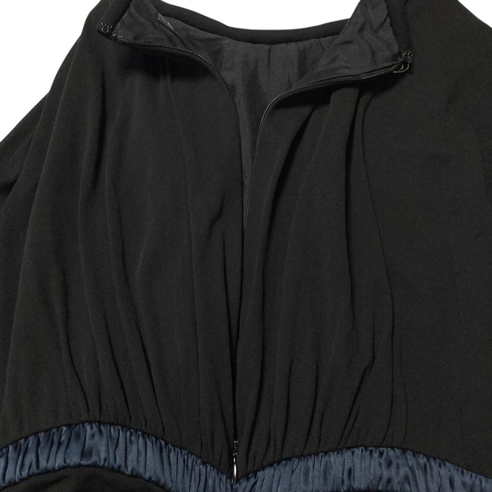 Chanel 09c Ribbon Silk Drape Dress 40 Black — view 4