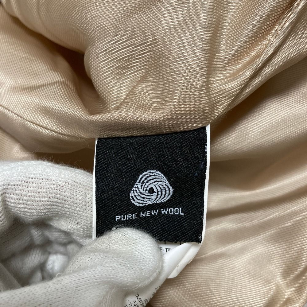 Max Mara Weekend Check Wool Double Breasted Jacket 42 Gray — view 8