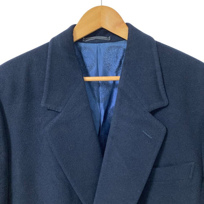 Versace Gianni Cashmere Wool Medusa Button Long Che Star Coat 46 Black — view 4