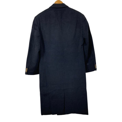 Versace Gianni Cashmere Wool Medusa Button Long Che Star Coat 46 Black — view 2