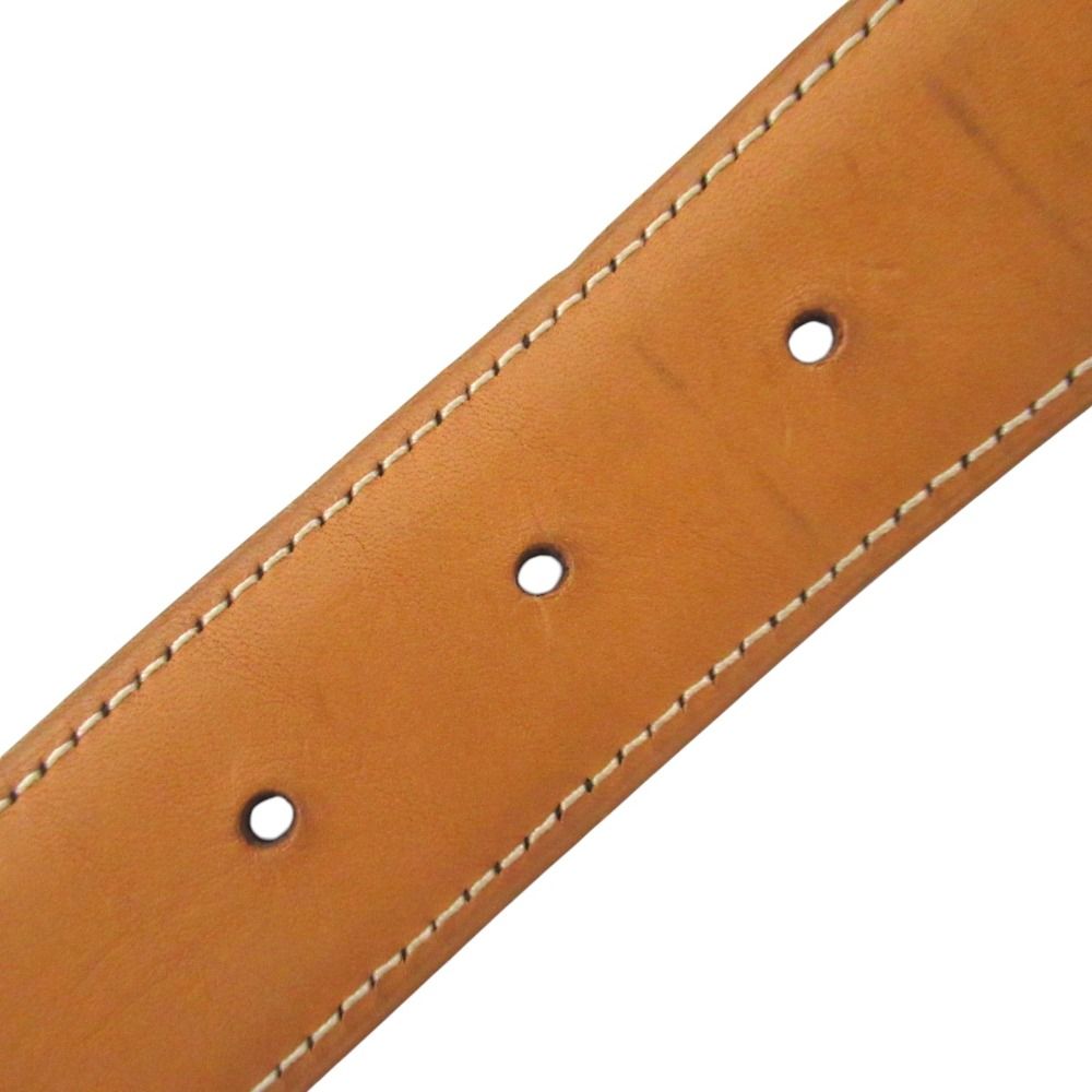 Hermes Constance Hmartelee Giboshi Reversible Belt 80 Brown Beige Silver — view 7