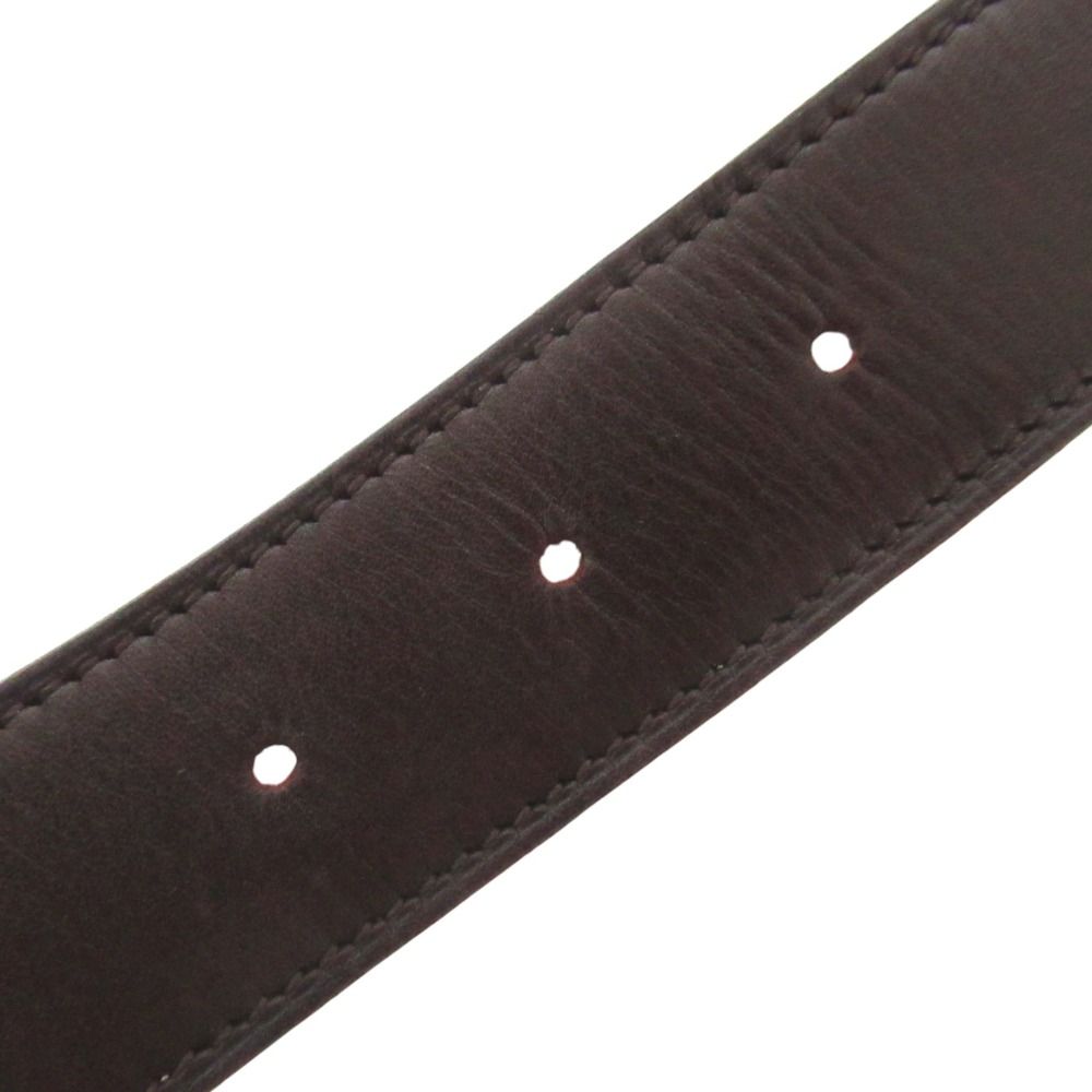 Hermes Constance Hmartelee Giboshi Reversible Belt 80 Brown Beige Silver — view 3
