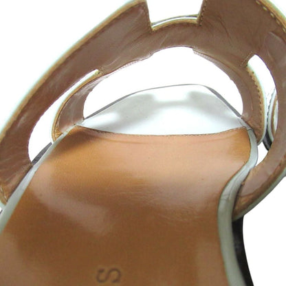 Hermes Oran Flat Sandals Slide 36 Light Blue — view 5