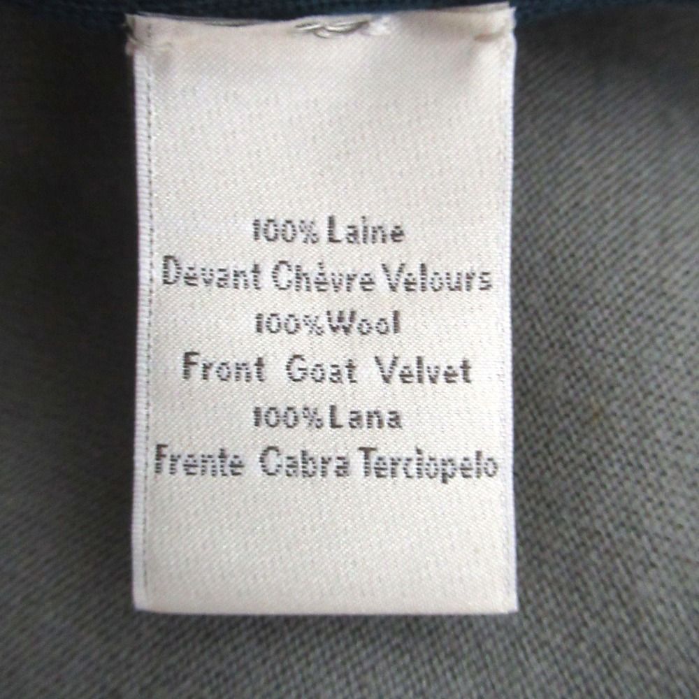 Hermes Knit Switch Suede Leather Zip Up Jacket XL Beige Gray — view 6