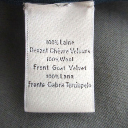 Hermes Knit Switch Suede Leather Zip Up Jacket XL Beige Gray — view 6