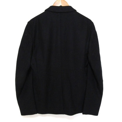 Gucci Cles Straight Embroidery Wool Cashmere Tailored Jacket 48 Black — view 2