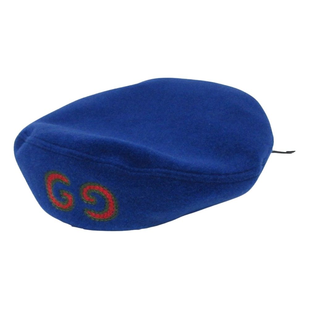 Gucci Interlocking Beret S Blue Hat
