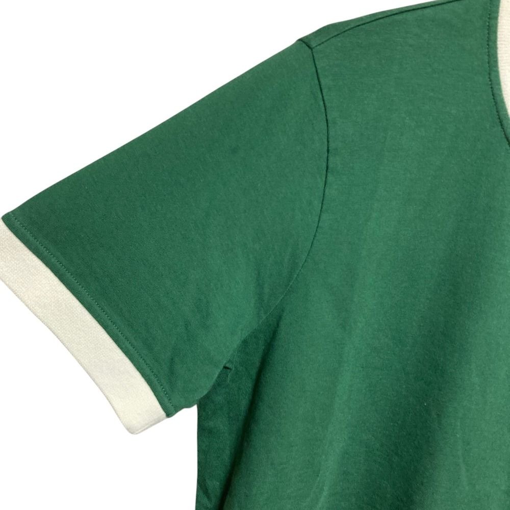 Gucci Embroidered Cotton Jersey T-Shirt L Green — view 3