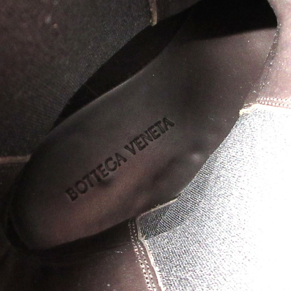 Bottega Veneta the Tire Leather Side Gore Chelsea Boots Lug 37.5 Black — view 7