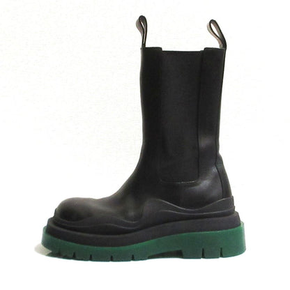 Bottega Veneta the Tire Leather Side Gore Chelsea Boots Lug 37.5 Black — view 3