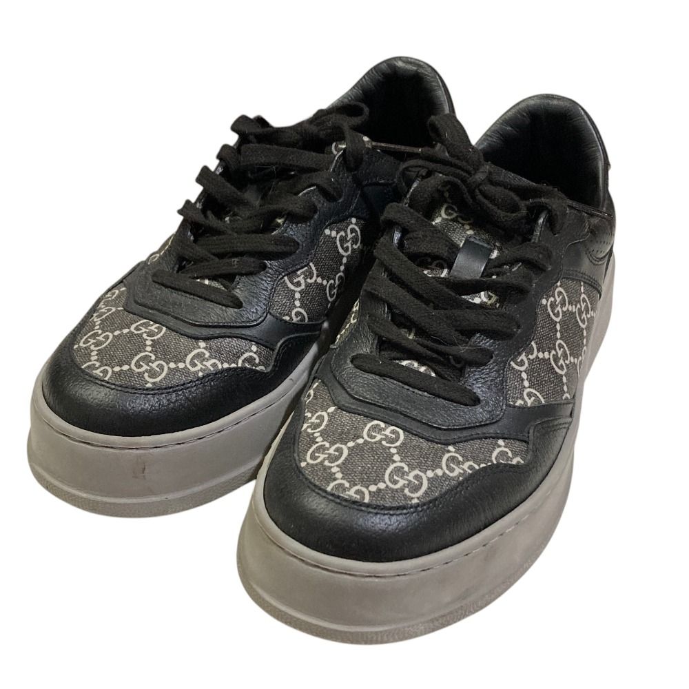 Gucci GG Supreme Leather Sneakers 6.5 Black