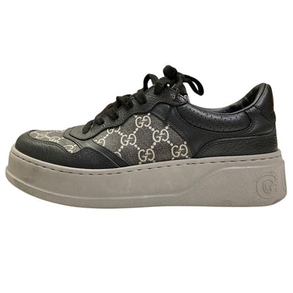 Gucci GG Supreme Leather Sneakers 6.5 Black — view 6
