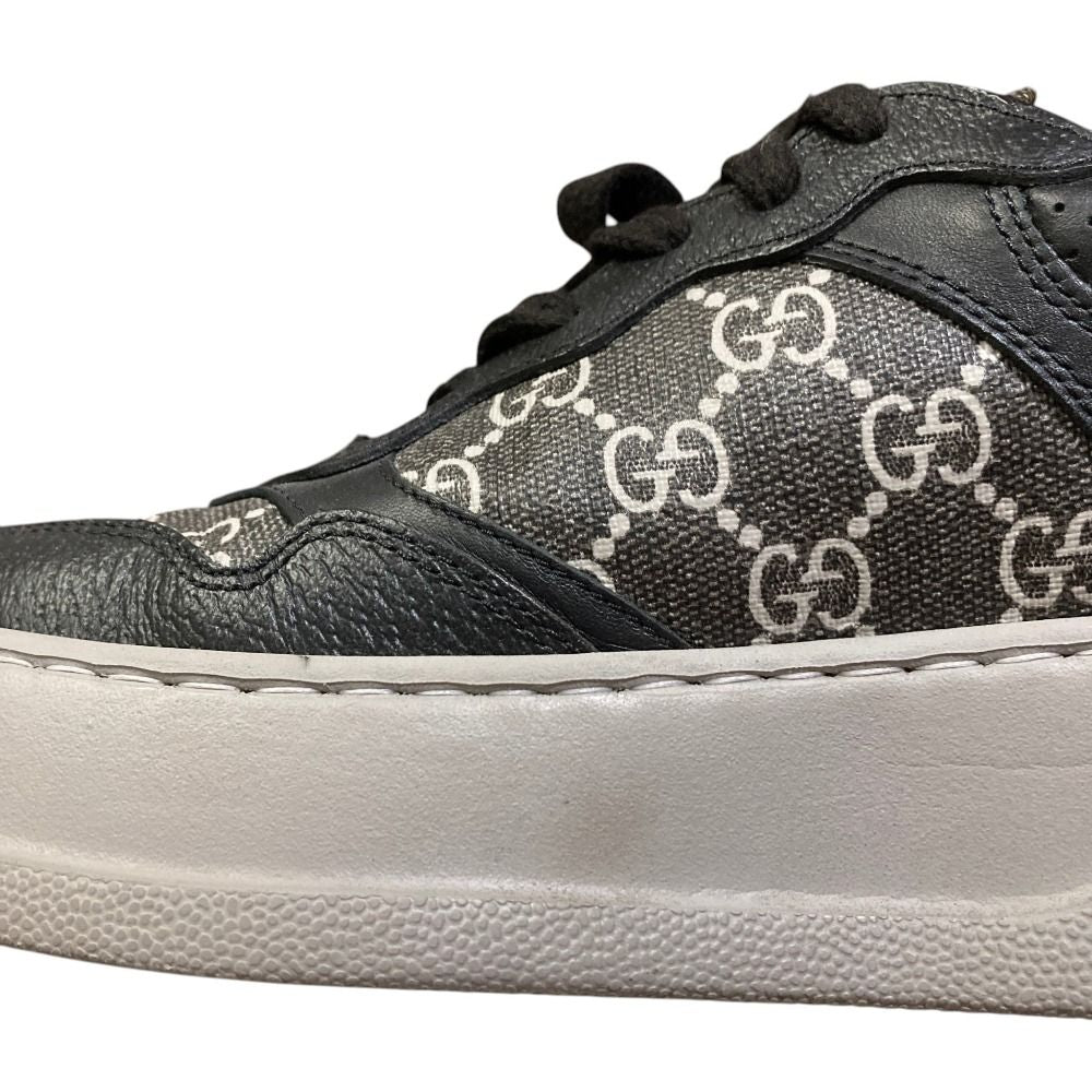 Gucci GG Supreme Leather Sneakers 6.5 Black — view 9