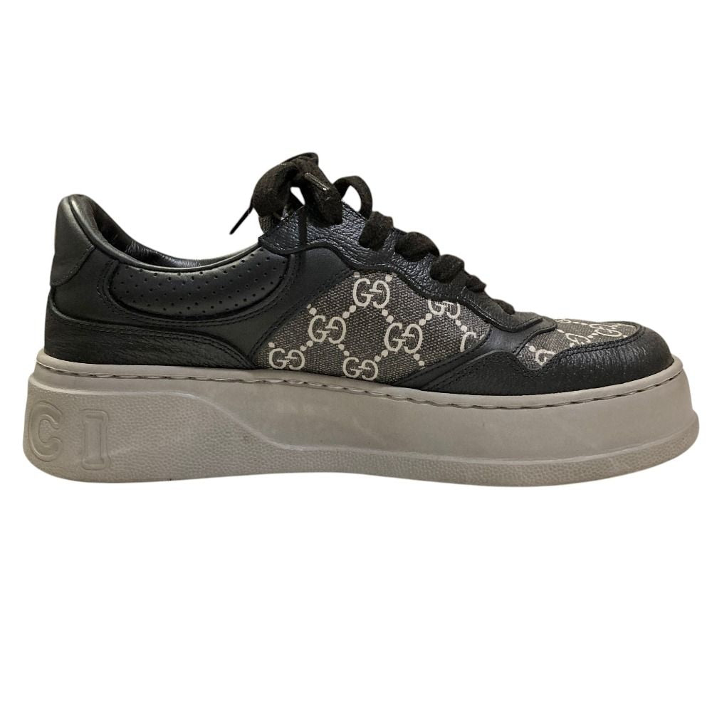 Gucci GG Supreme Leather Sneakers 6.5 Black — view 7
