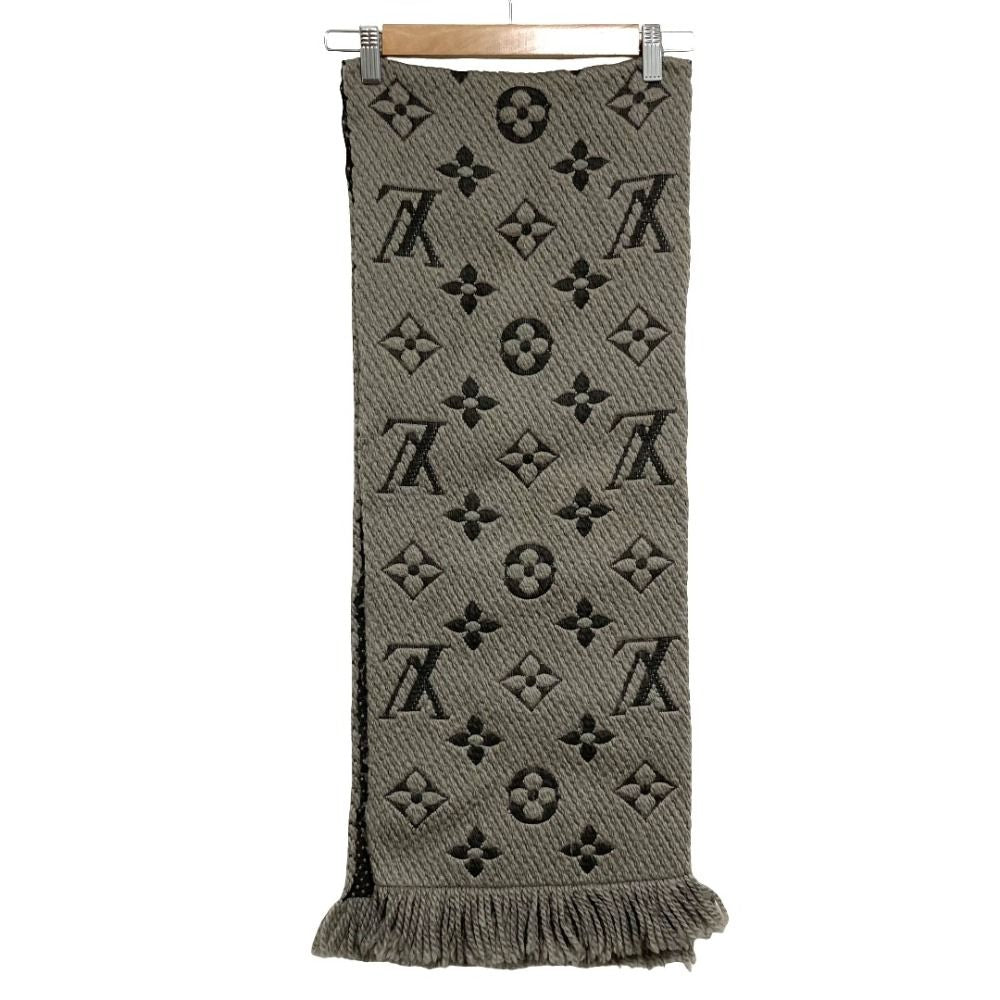 Louis Vuitton Echarpe Logo Mania Monogram Scarf Gray — view 3