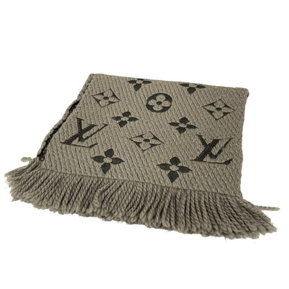 Louis Vuitton Echarpe Logo Mania Monogram Scarf Gray
