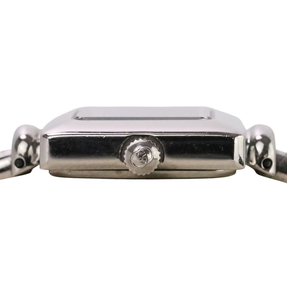 Gucci Square Quartz Watch Black Dial Silver — view 3