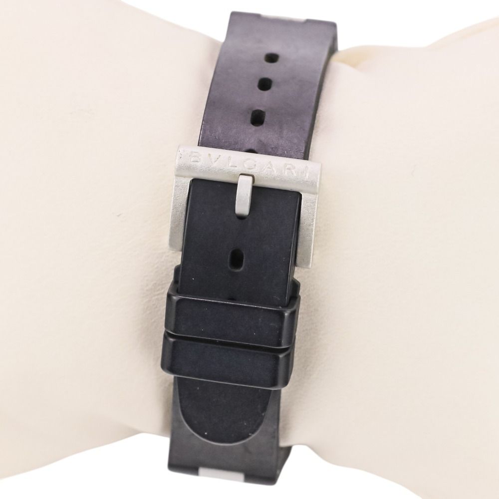 Bvlgari Aluminium Watch Black Dial Silver — view 8