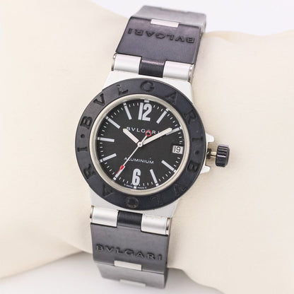 Bvlgari Aluminium Watch Black Dial Silver — view 7
