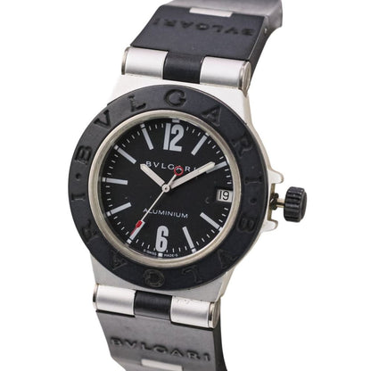 Bvlgari Aluminium Watch Black Dial Silver