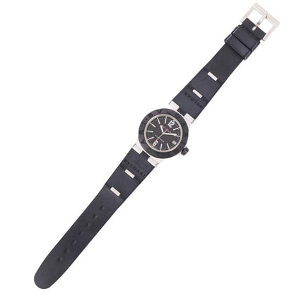 Bvlgari Aluminium Watch Black Dial Silver — view 9