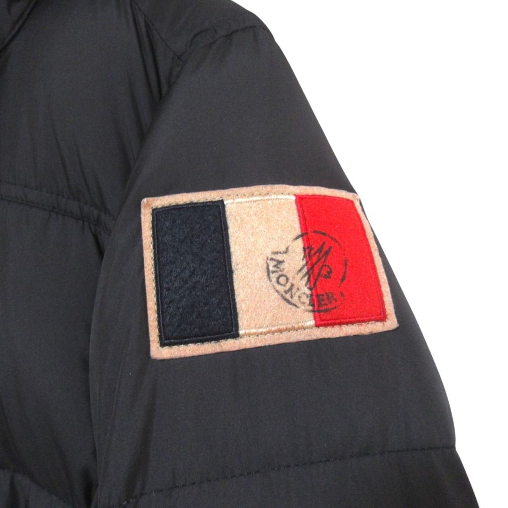 Moncler Alberic Hooded Down Jacket 2 Black — view 5