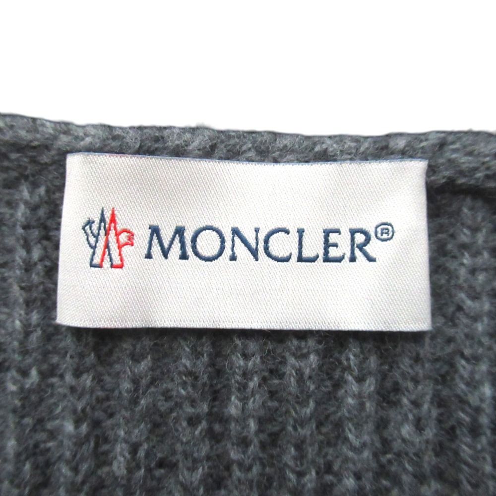 Moncler Gonna Tricot Cashmere Blend Easy Waist Long Length Calf Knit Skirt S — view 7