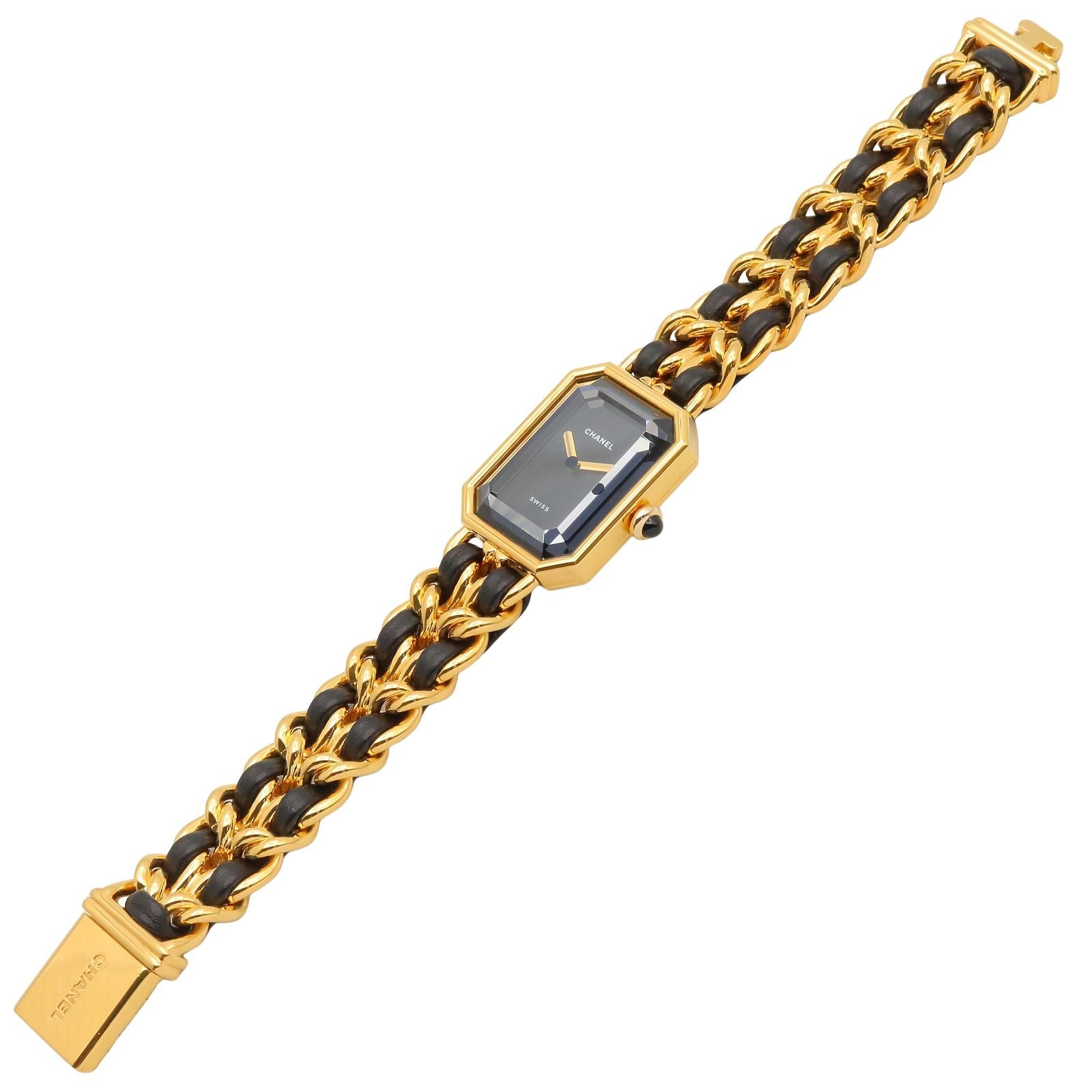 Chanel Watch Premiere M Black Leather — view 4